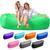 Sofa Inflavel Puff Boia Praia Piscina Camping Portatil Verde