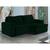 Sofa Malibu 2 Lugares 180 cm Pes de Madeira Talento Móveis Verde com Castanho
