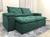 Sofá Retrátil e Reclinável 2,20m em Tecido Veludão C/ Pillow nos Braços Athenas Verde