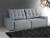 Sofá Retrátil e Reclinável 3 Lugares Suede Reta Moderna Magnus American Comfort Cinza