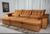 Sofá Retrátil e Reclinável 3,20m em Tecido Veludo C/ Pillow nos Braços e Molas Ensacadas Bonel/D33 terracota