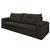 Sofá Retrátil Reclinável 3 Lugares 230cm Tico Suede Preto - D'Monegatto Suede Preto