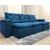 Sofá Retrátil Reclinável Confortável Varias Cores e Tamanhos Azul