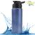 Squeeze 600ml Alumínio Garraf Fitness Água Academia Saudável Azul