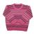 Suéter para Bebê Menina em Tricô Estampado  Duwell Pink