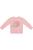 Sueter Tricot Bordado Infantil Feminino Rosa claro