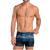 Sunga Boxer Estampada Listras Hang Loose UV50+ Azul