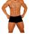 Sunga Masculina Boxer Adulto Moda Praia Proteção Solar Uv50 Preto