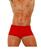 Sunga Masculina Boxer Adulto Moda Praia Proteção Solar Uv50 Vermelho