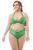 Sunquini Plus Size Verde Botânico Verde botânico