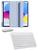 Super kit de Capa Smart, Caneta Pencil, Teclado e Mouse Bluethooth Compatível com iPad 10 Geração Azul Claro