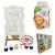 Super Kit De Pintura Brincadeira De Criança - Vários Modelos - Com Cavalete + Avental + 4 Telas + 6 Tintas Safari