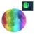 Super Lua 30cm Grande Colorida LGBT Adesivo Brilha no Escuro Fosforescente Multicolor