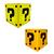 Super Luminária De Mesa Bloco Charada Mario Bros Gamer Geek GRANDE Amarelo e Preto
