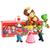 Super Mario Bros Coleção 6 Bonecos Action Figure Na Caixa Vermelho