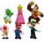 Super Mario Kit 6 Bonecos Coleção Bros Luigi Yoshi Princesa  Kit 6 Personagens