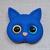 Suporte De Dedo Para Colar No Celular Gatinhos gato azul olho 2 cores