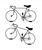 Suporte de Parede Para Bicicleta MTB ou Speed - Prende Pelo Pedal Laranja