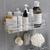 Suporte Porta Shampoo Organizador Sabonete Para Banheiro Sabonete Resistente Branco