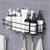 Suporte Porta Shampoo Organizador Sabonete Para Banheiro Sabonete Resistente Preto