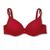 Sutiã Liso Com Bojo Massageador Lut Lingerie Vermelho