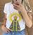 T-shirt Feminina Com Micro Cristais - Galthe Nossa senhora aparecida
