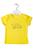 T-Shirt Infantil Menina Amarelo