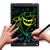 Tablet Infantil Lousa Mágica Digital LCD 10 Polegadas Escrita Escrever E Desenhar Verde