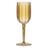 Taça de Acrílico Cristal 275ML Luxo Vinho Água Várias Cores Amarelo