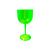 Taça de Gin Acrilico 450 ml Cristal Colorido KIT 10 Verde Neon