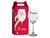 Taça de Vinho Individual 385ml Brasfoot Vermelho