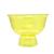 Taça Sobremesa Grande 2litros Transparente Acrilico Amarelo translúcido