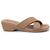 Tamanco Beira Rio 8527.101 Salto Anabela Meia Pata Chinelo Leve Feminino Nude