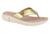 Tamanco Chinelo Modare Ultraconforto Fascite Plantar Chinelo de Dedo Esporao Sandalia Dourado