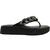 Tamanco Feminino Flatform Casual Dia a Dia com Corrente Petite Jolie PJ6515 Preto