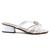 Tamanco Feminino Salto Baixo Topcal Leve Moda 19-862 Branco