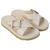 Tamanco feminino slide zaxy match  Off white