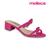 Tamanco Sandália Feminino Moleca Salto Bloco Original Beira Rio Conforto Pink