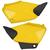 Tampa Lateral Para Moto Titan Fan 125 2000 Até 2008 Pro Tork Par Modelo Original AMARELO CORREIO 2000 À 2004