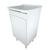 Gabinete MDF Branco 46cm Tanque Plástico 22L Branco