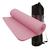 Tapete Colchonete Yoga Tpe 183x61x0,8cm Com Bolsa MBFit Rosa