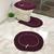 Tapete de Banheiro Crochê 3 Peças Cores Variadas Jogo Neutro Artesanal Decoração Básico Tricô Vinho