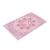 Tapete de Banheiro Veludo Yoga 60x45 Antiderrapante Rosa