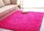 Tapete de sala grande felpudo luxuoso shaggy 3,00 x 2,00 m  PINK