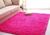 Tapete de Sala Quarto Grande Felpudo Luxo Macio Shaggy  2,00 X 1,40 m Pink