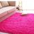 Tapete Felpudo 2 m X 1 40 m Peludo 4 Cm Shaggy Luxo Mega Decoração Sala Quarto Copa Pelo Alto Fofo Macio Pink