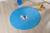 Tapete Formato Baby Antiderrapante Cavalinho Azul Turquesa Azul