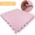 Tapete Infantil Emborrachado em Eva Bebe Crianças Decoração Medida de 50x50x1cm (10mm Espessura) Rosa bebê