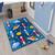 tapete infantil estampado tapete quadrado  antiderrapante 1m X 1,40M tapete para criança galáxia