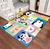 Tapete Infantil Playgrou Kids Infantil 100cm X 140cm Quarto bichinhos 